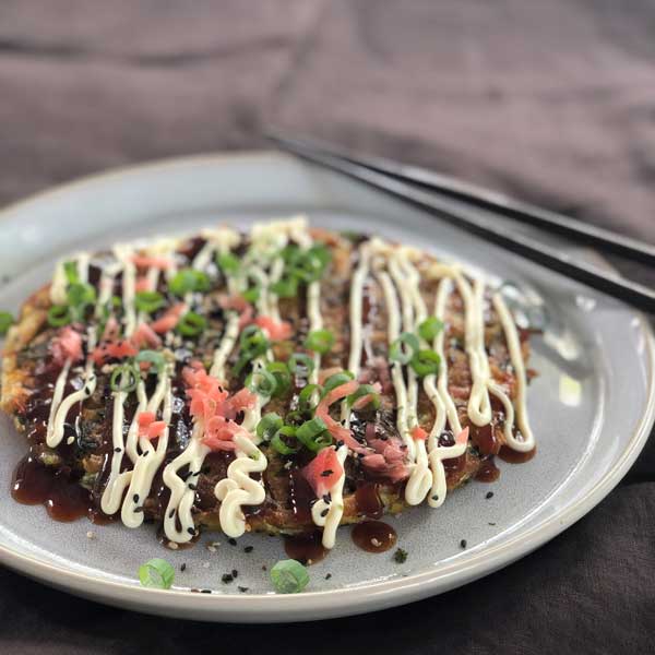 Okonomiyaki - Japanese savoury pancake