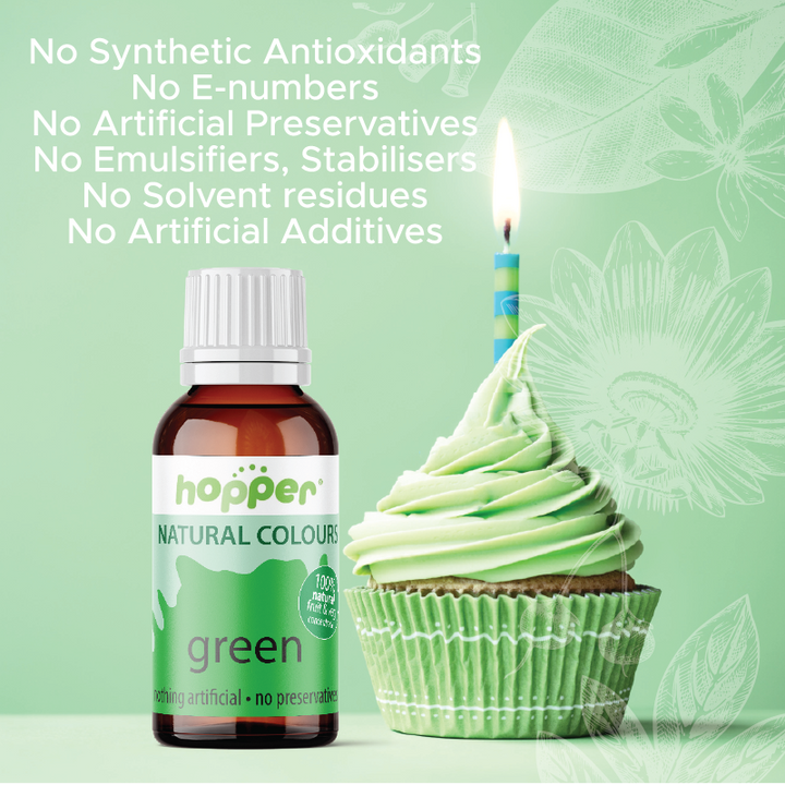 Hopper Green - Natural Food Colour 20g