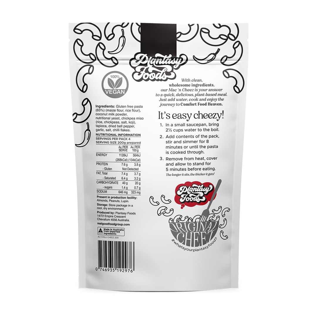Plantasy Foods Mac 'n Cheez - Chilli Cheez