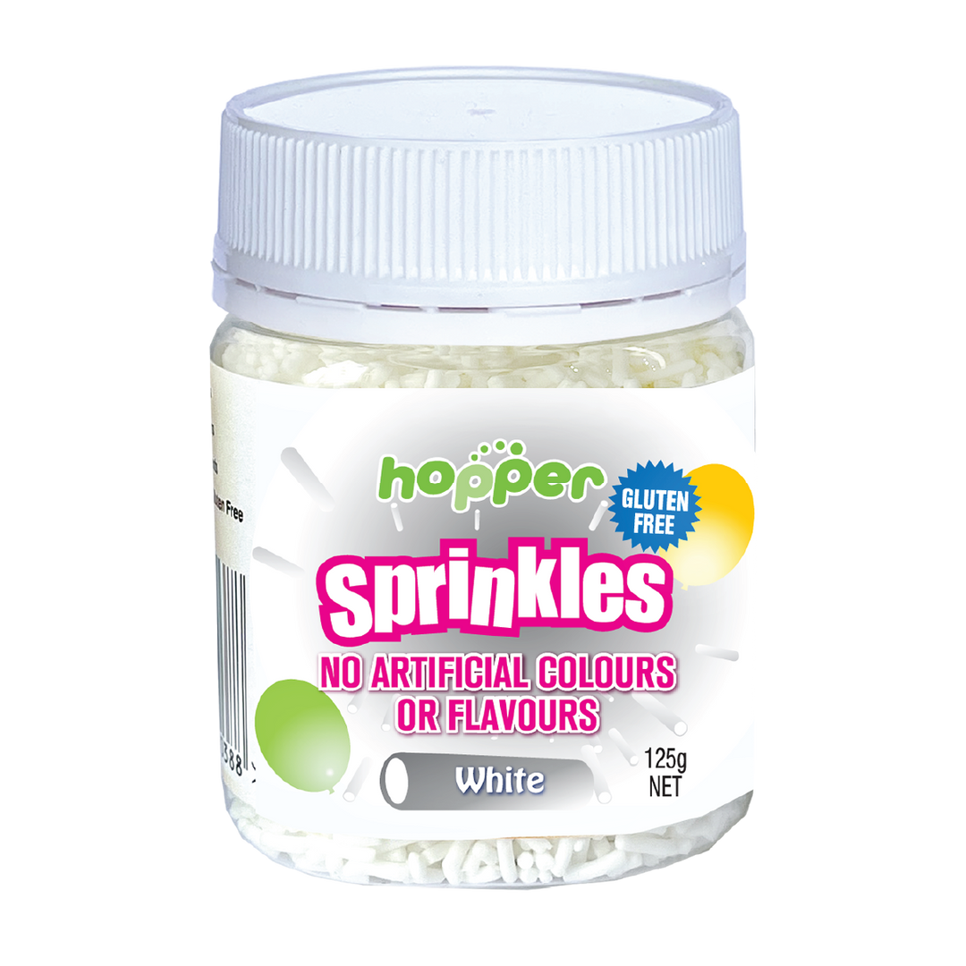 Hopper Sprinkles White 125g