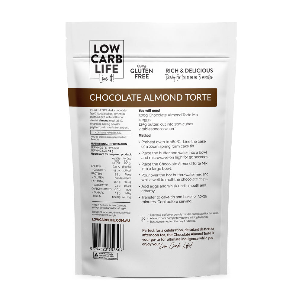 Keto Chocolate Almond Torte Bake Mix
