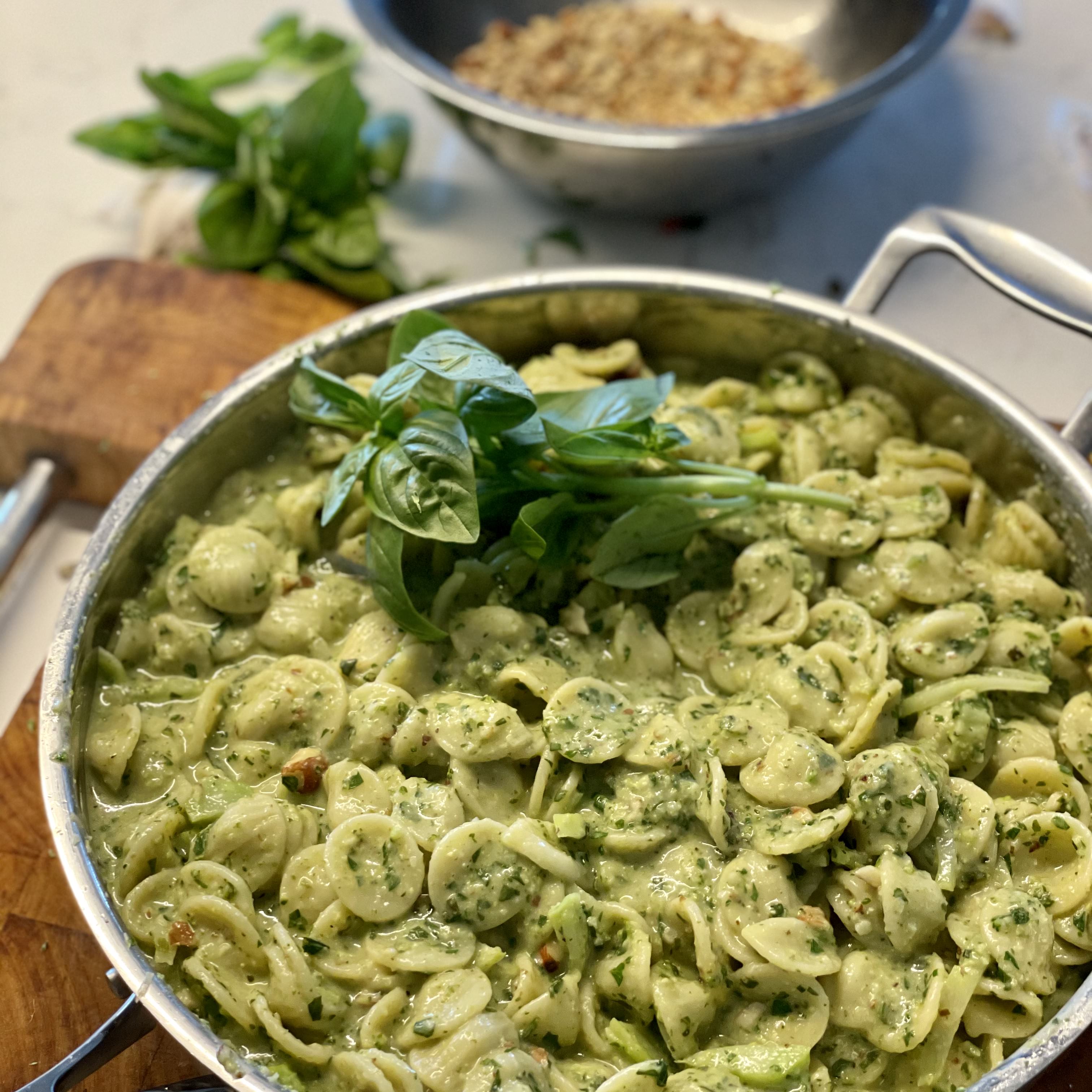 Broccoli Pesto Pasta - vegan, gluten free
