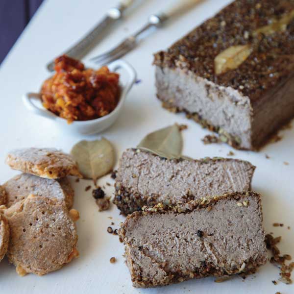 Lentil Pate with Inca Berry and Orange Relish