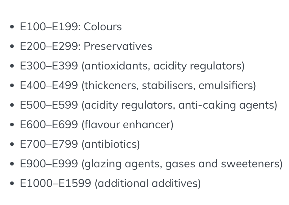 Understanding E Numbers in Food: What You Need to Know