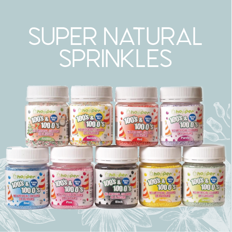 Hopper Sprinkles Pink 125g