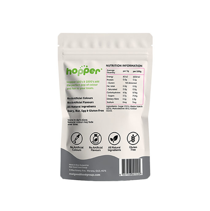 Hopper 100s and 1000s Black 100g