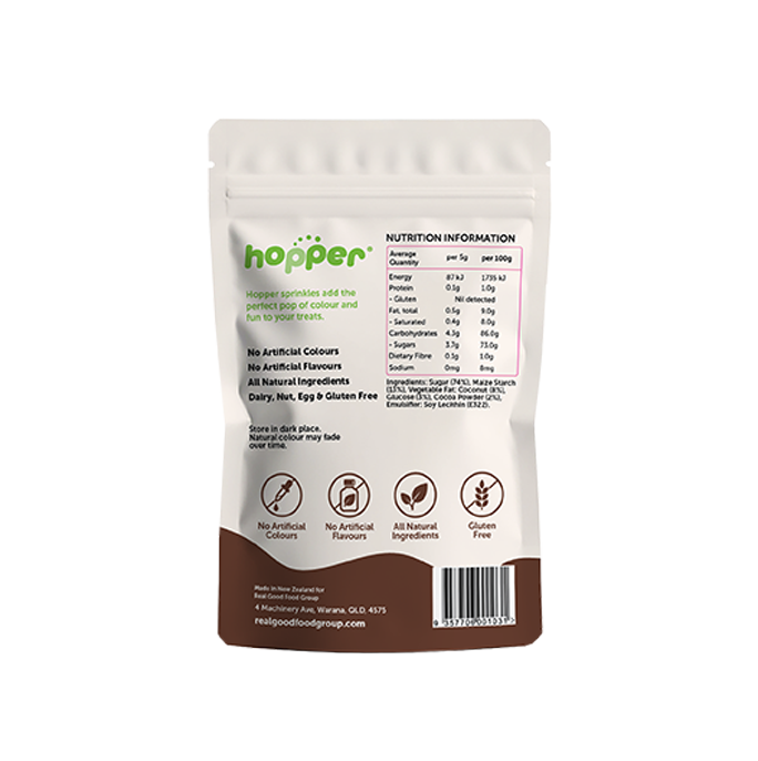 Hopper Sprinkles Chocolate 85g 3 Packs