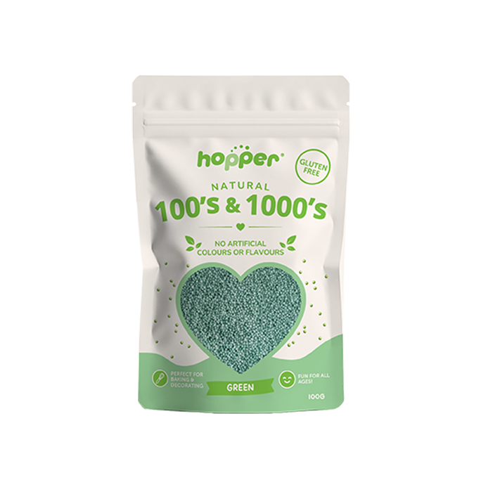 Hopper 100s and 1000s Green 100g