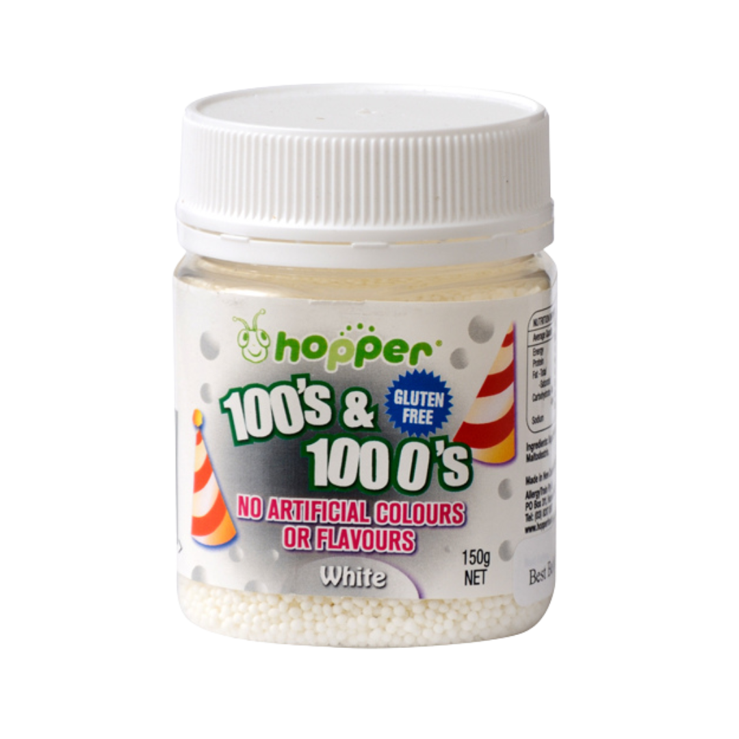 Hopper 100s and 1000s White 150g