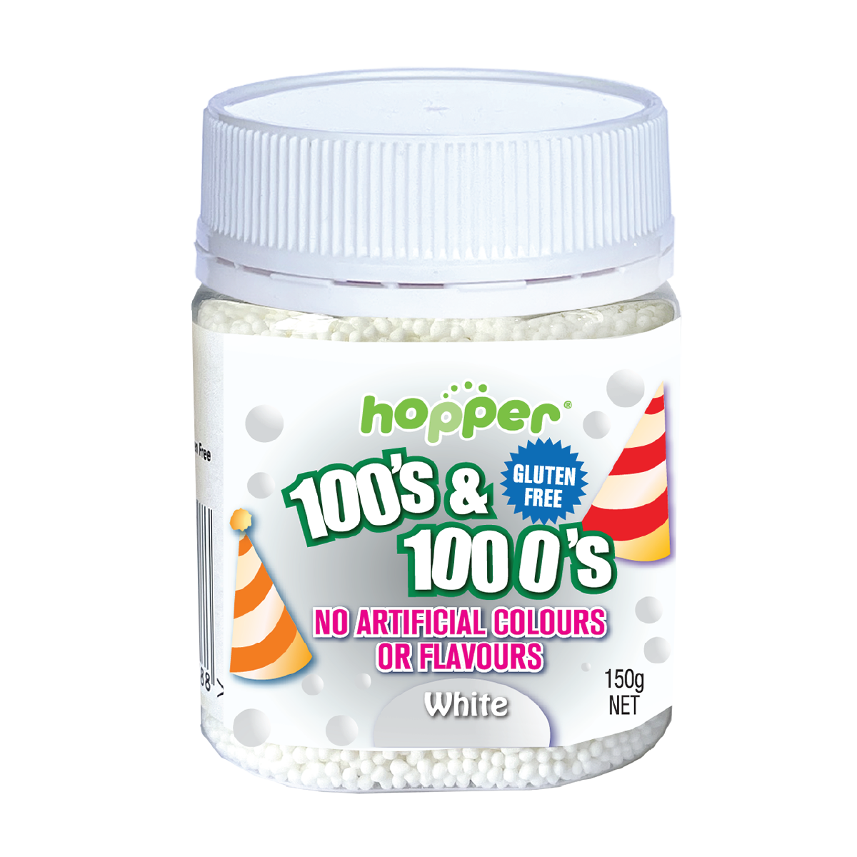 Hopper 100s and 1000s White 150g