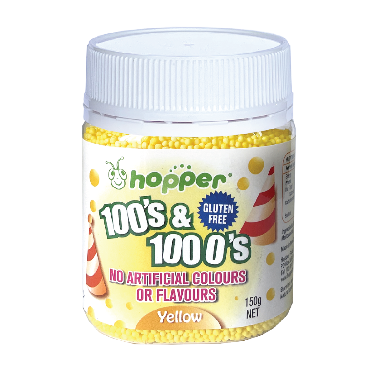 Hopper 100s and 1000s Yellow 150g