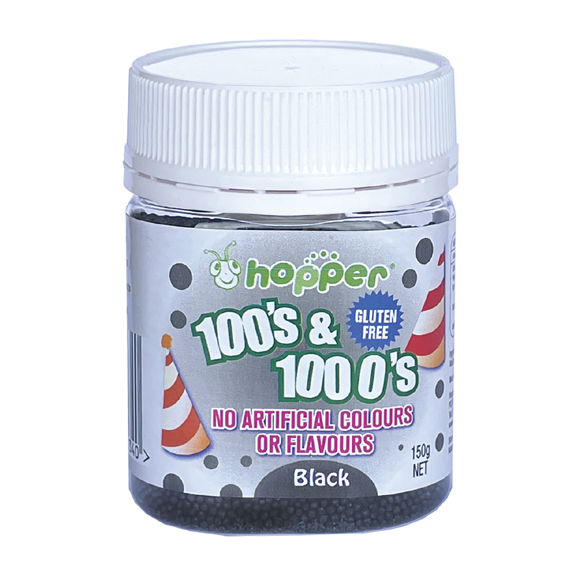 Hopper 100s and 1000s Black 150g