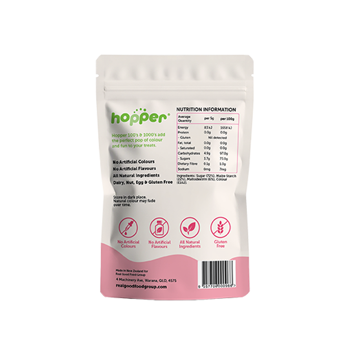 Hopper 100s and 1000s Pink 100g