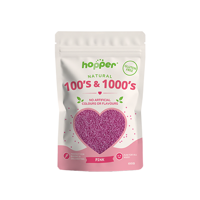 Hopper 100s and 1000s Pink 100g