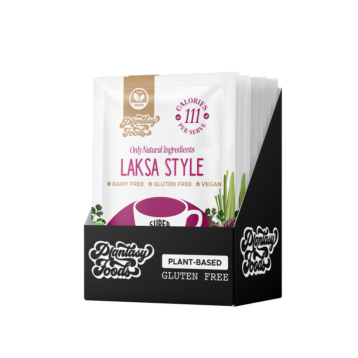 7 x Plantasy Foods Laksa Cuppa Soup 25g