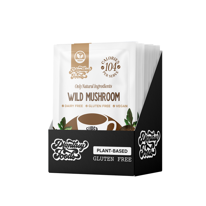7 x Plantasy Foods Wild Mushroom 25g