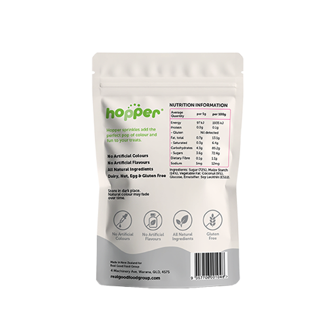 Hopper Sprinkles White 85g