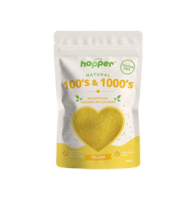 Hopper 100s and 1000s Yellow 100g