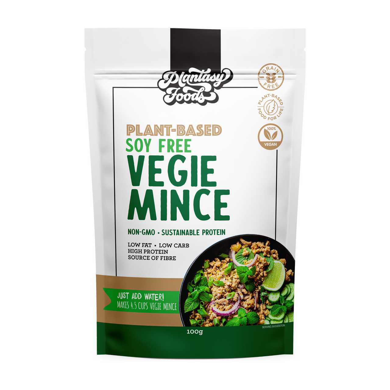 Plantasy Foods Vegie Mince - Soy Free