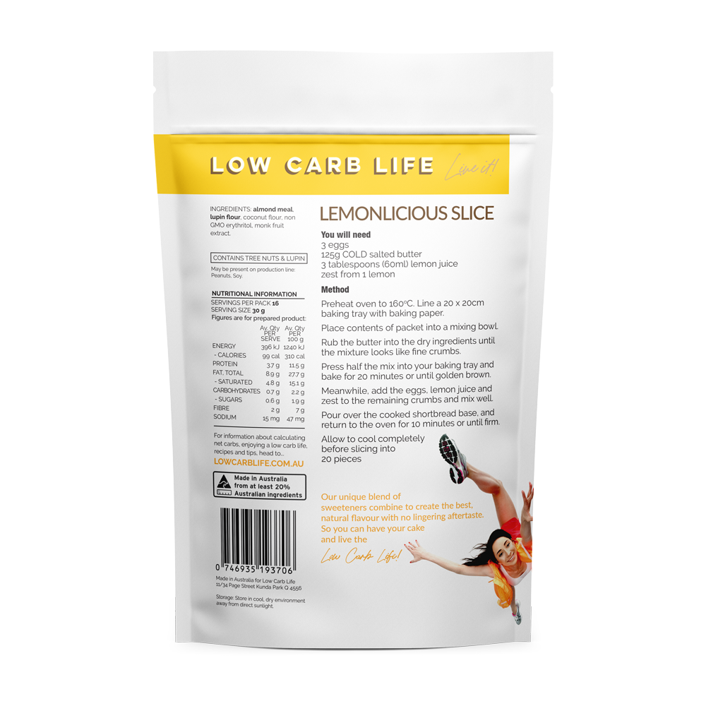 Keto Lemonlicious Slice Bake Mix