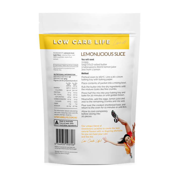 Keto Lemonlicious Slice Bake Mix