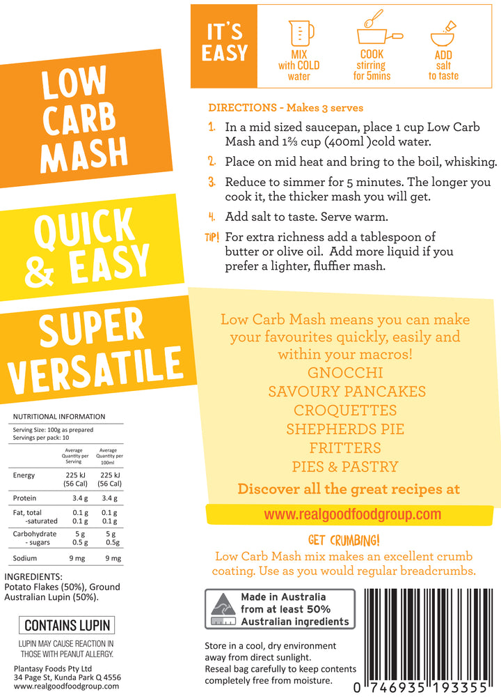 Low Carb Potato Mash