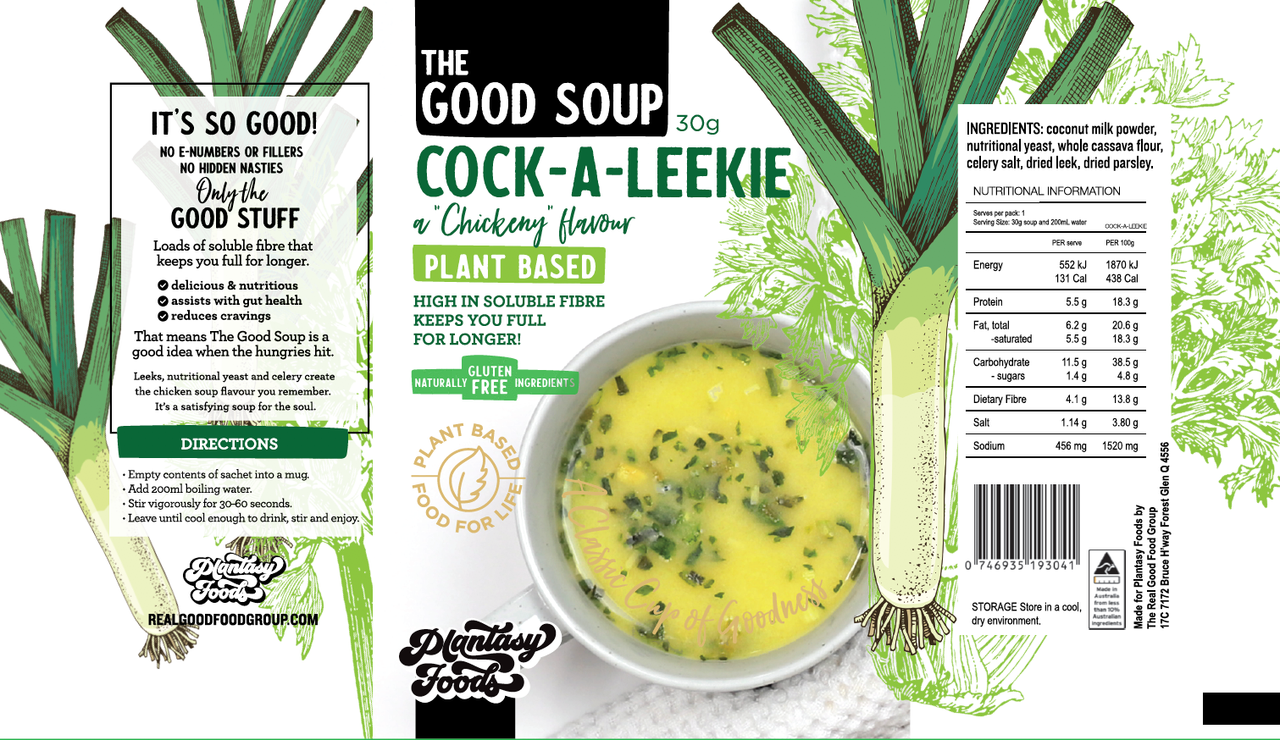 Vegan Cuppa Soup - Cock-A-Leekie